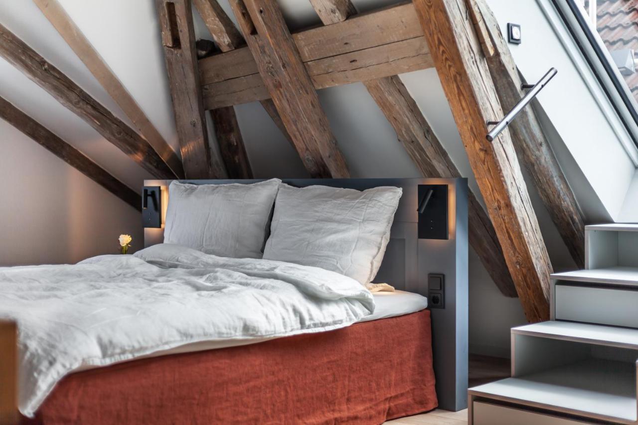 Hotel Die Reederin Lubeck Bagian luar foto