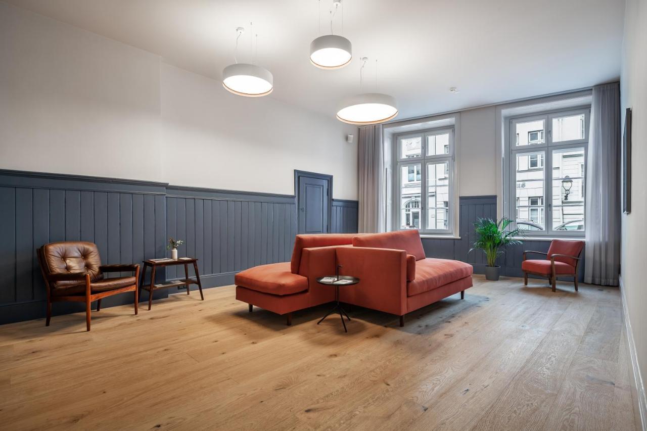 Hotel Die Reederin Lubeck Bagian luar foto